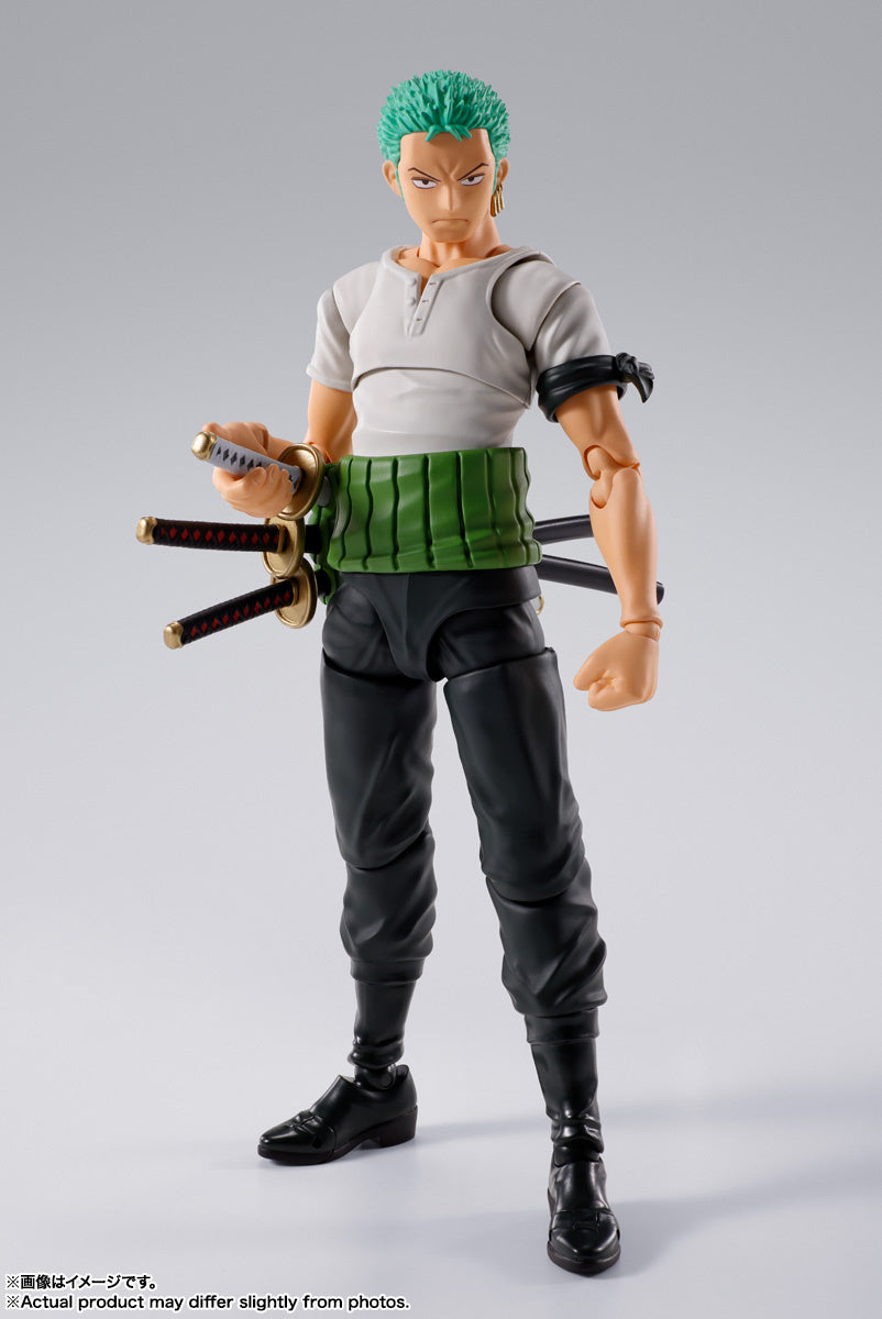 Bandai Tamashii One Piece Roronoa Zoro (Romance Dawn) SHF Action Figure