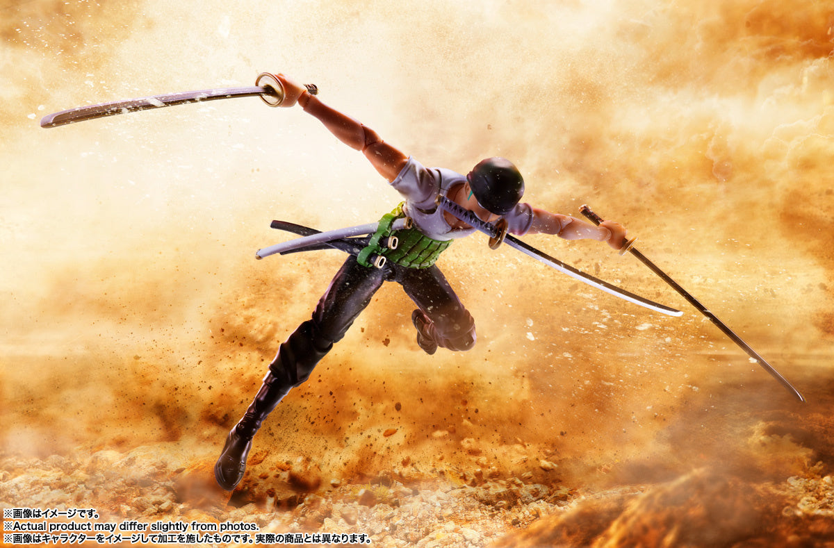 Bandai Tamashii One Piece Roronoa Zoro (Romance Dawn) SHF Action Figure