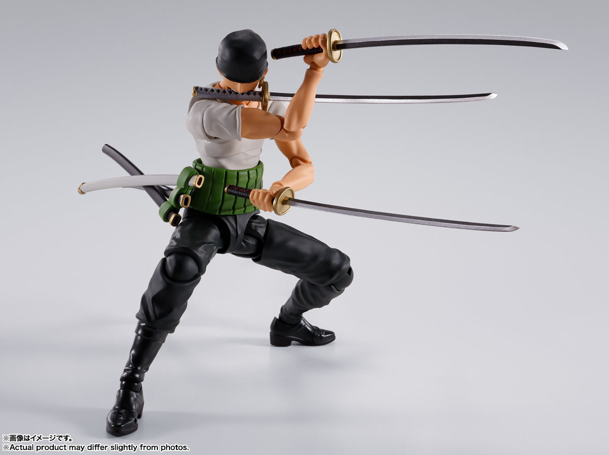 Bandai Tamashii One Piece Roronoa Zoro (Romance Dawn) SHF Action Figure
