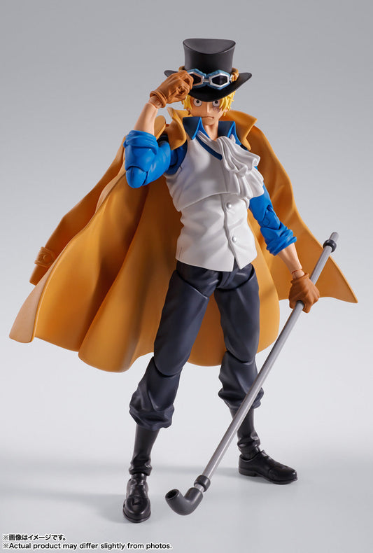 Bandai Tamashii One Piece Sabo Revolutionary Army Chief Of Staff SHF Action Figure