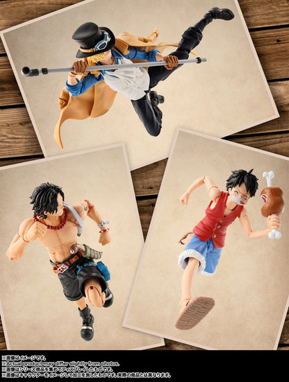 Bandai Tamashii One Piece Sabo Revolutionary Army Chief Of Staff SHF Action Figure