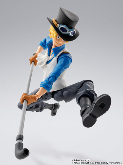 Bandai Tamashii One Piece Sabo Revolutionary Army Chief Of Staff SHF Action Figure