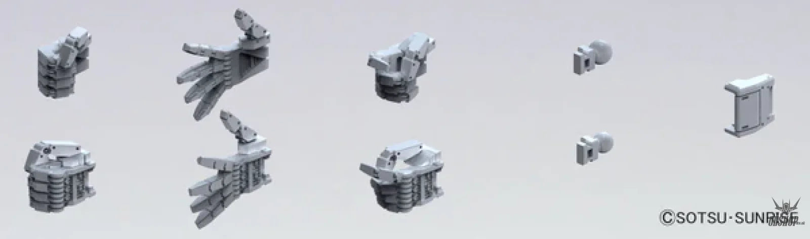 Bandai Builders Parts BPHD-22: MS Hand 03 (EFSF: S Size) Model Kits Accessories