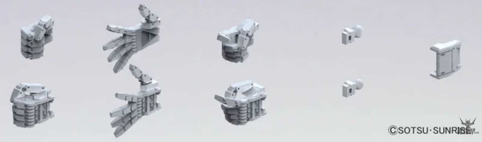 Bandai Builders Parts BPHD-23: MS Hand 04 (EFSF: L Size) Model Kits Accessories