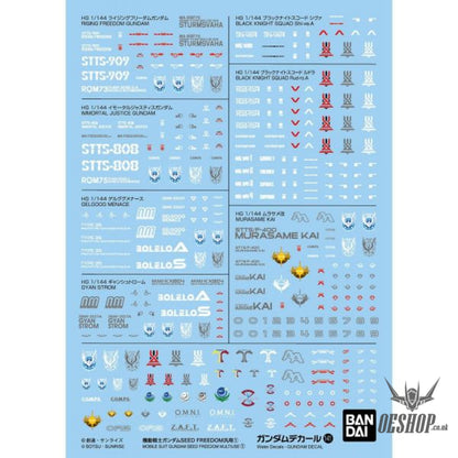 Bandai Gundam Decal No.141 Mobile Suit Gundam Seed Freedom General Purpose 1 Decals
