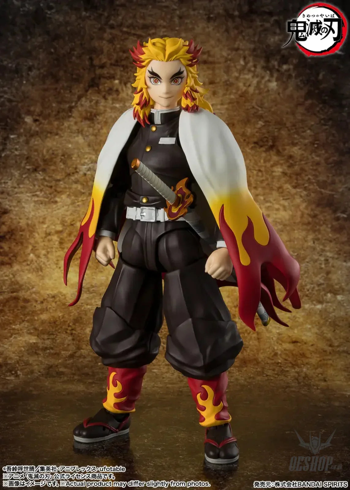 Bandai Tamashii S.H.Figuarts Demon Slayer Kyojuro Rengoku Action & Toy Figures