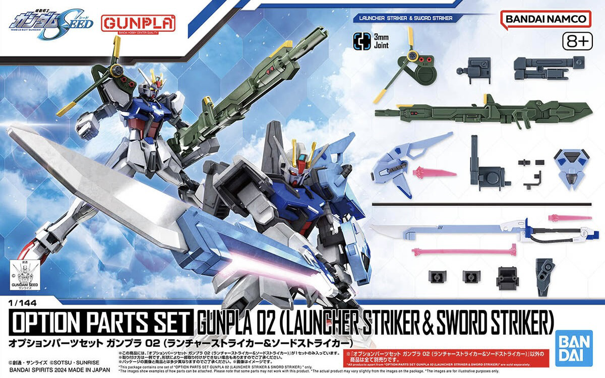 1/144 Gundam Option Parts Set Gunpla 02 (Launcher Striker & Sword Striker)