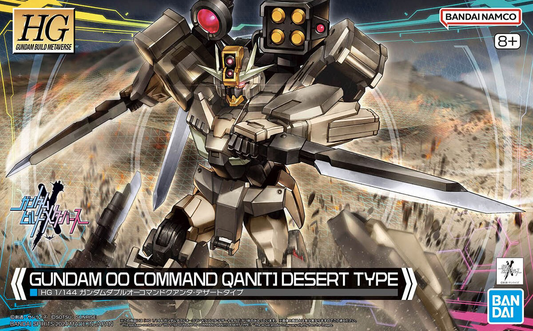 1/144 HGGBM 10 Gundam 00 Command Qan[T] (Desert Type) (Gundam Build Metaverse)