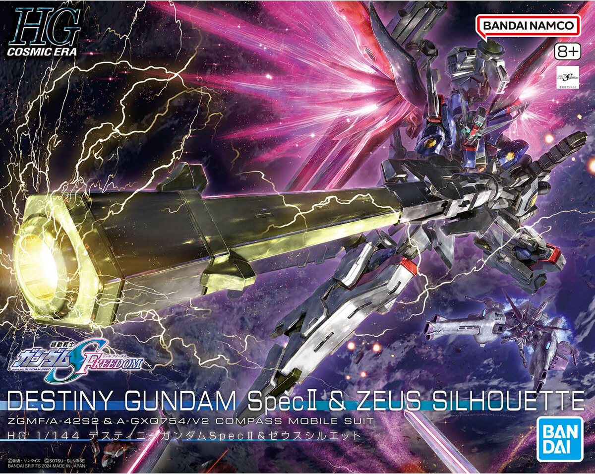 PART - 1/144 HGCE 258 Destiny Gundam Spec II & Zeus Sillouette - Runner E1