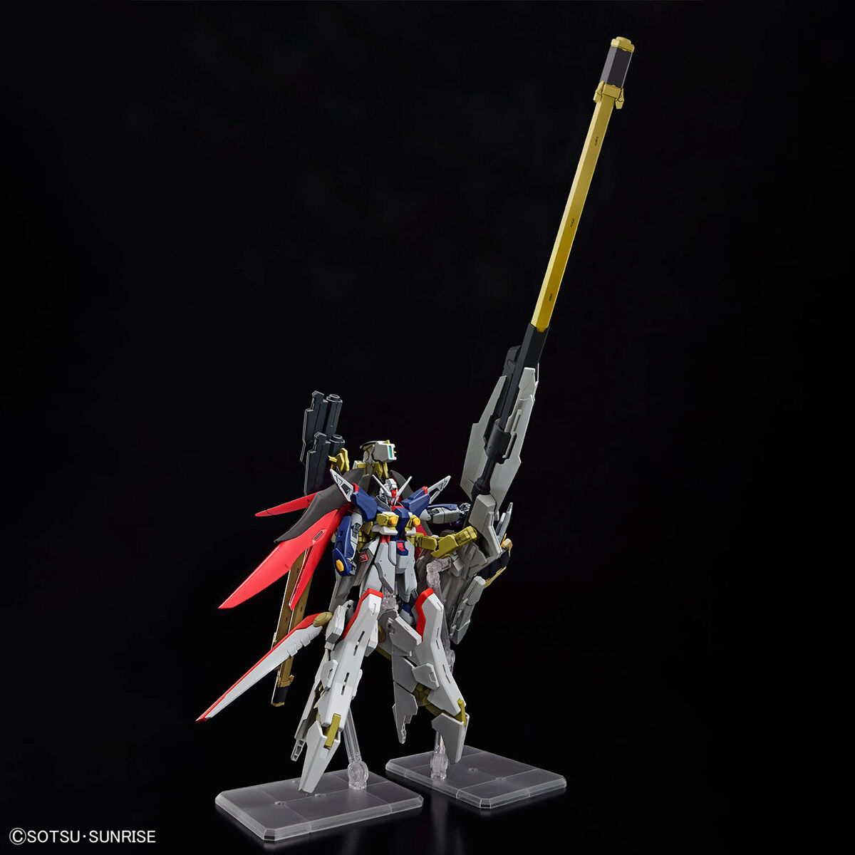 1/144 HGCE 258 Destiny Gundam Spec II & Zeus Sillouette