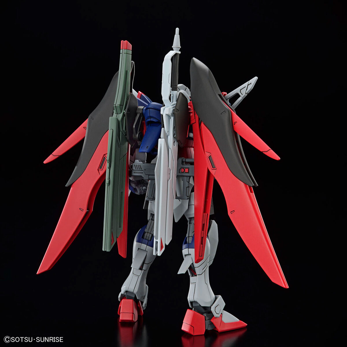1/144 HGCE 258 Destiny Gundam Spec II & Zeus Sillouette