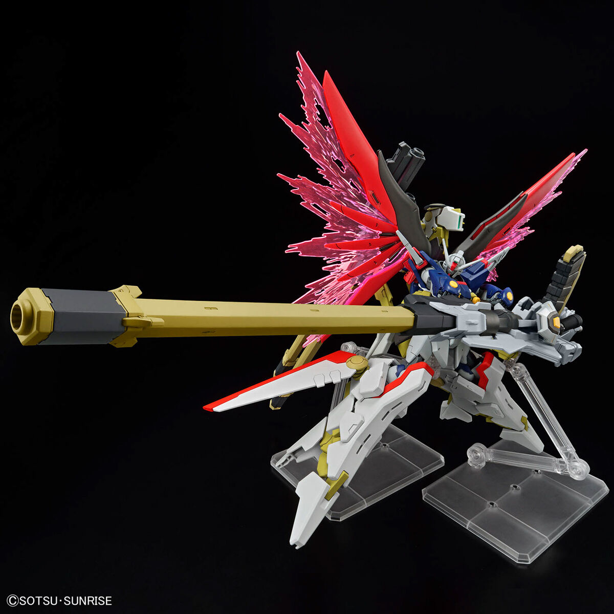 1/144 HGCE 258 Destiny Gundam Spec II & Zeus Sillouette