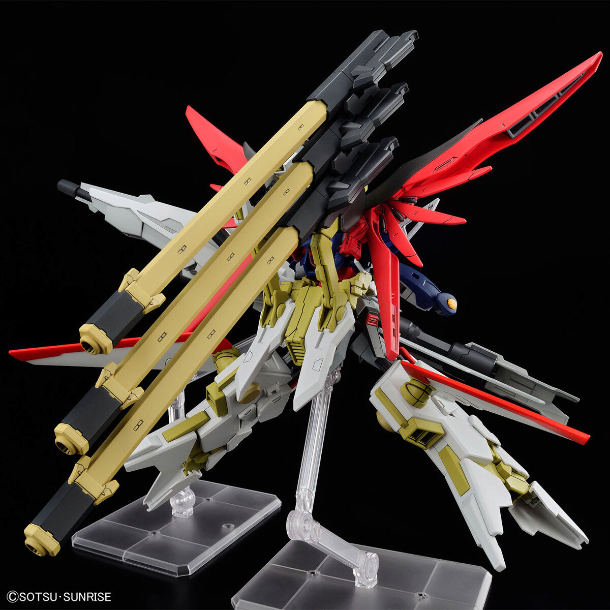 1/144 HGCE 258 Destiny Gundam Spec II & Zeus Sillouette