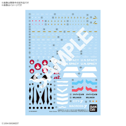 Bandai Decal 1/100 HG VF-22S Sturmvogel II Water Decals