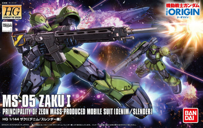 1/144 HGGTO 009 MS-05 ZAKU I (Denim / Slender)