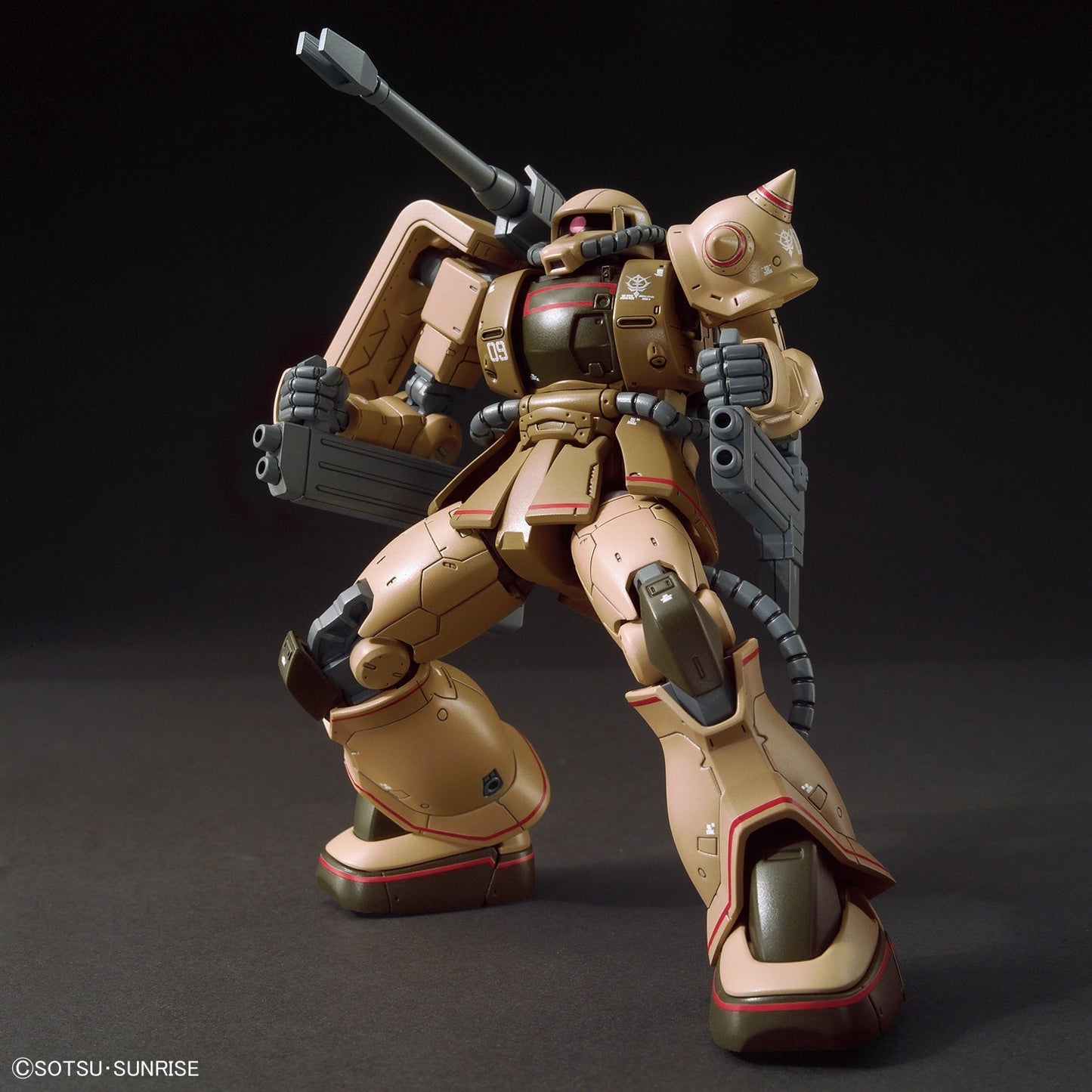 1/144 HGGTO 019 MS-06CK Zaku Half Cannon