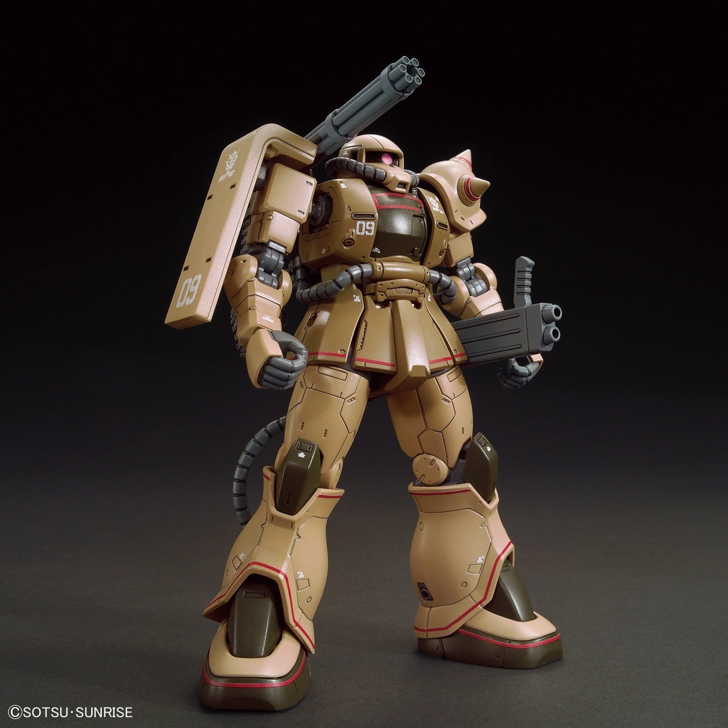 1/144 HGGTO 019 MS-06CK Zaku Half Cannon