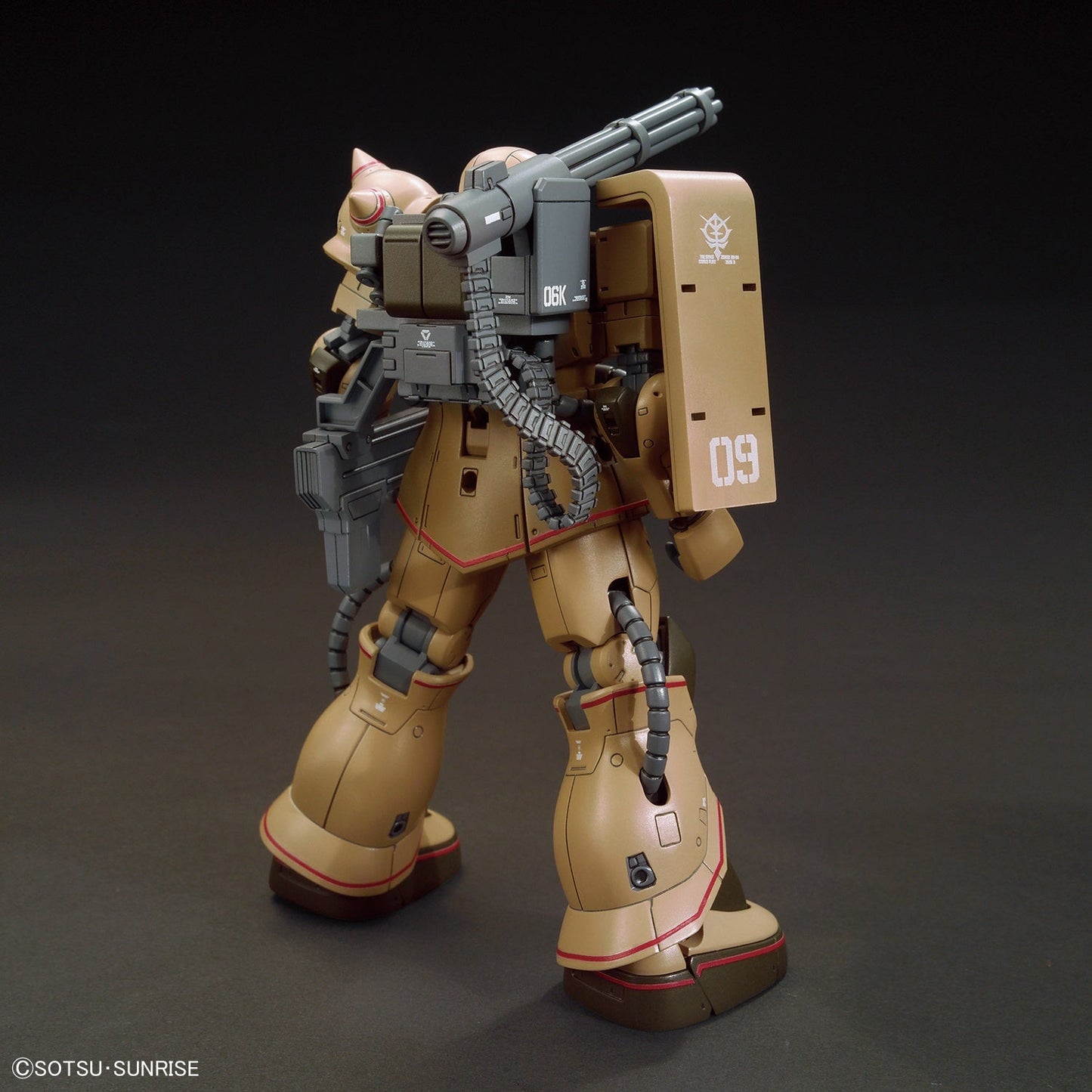 1/144 HGGTO 019 MS-06CK Zaku Half Cannon