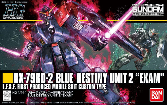 1/144 HGUC 208 RX-79BD-2 Blue Destiny Unit 2 "EXAM"