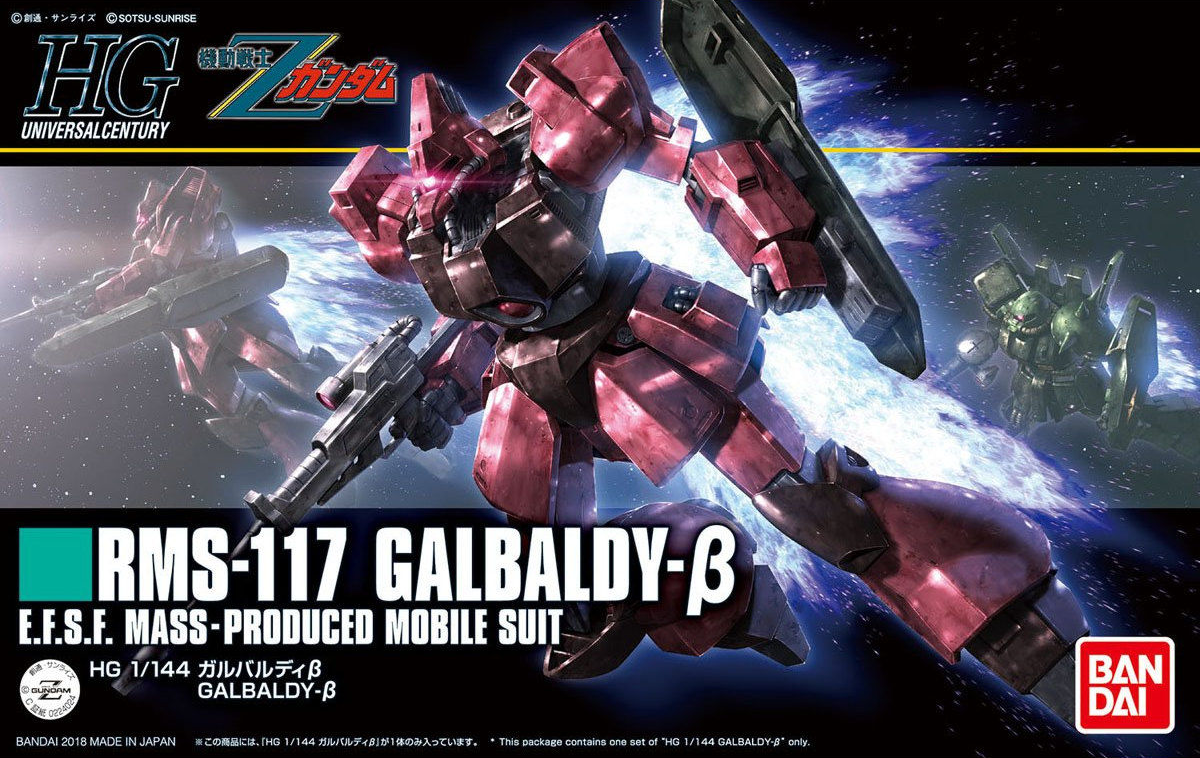 1/144 HGUC 212 RMS-117 Galbaldy-Beta Gundam