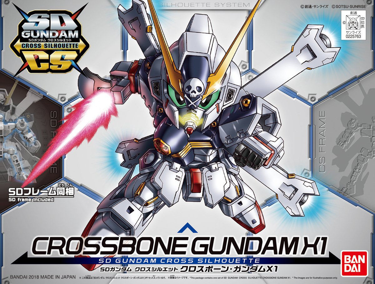 SD Gundam Cross Silhouette 02 Cross Gundam X1