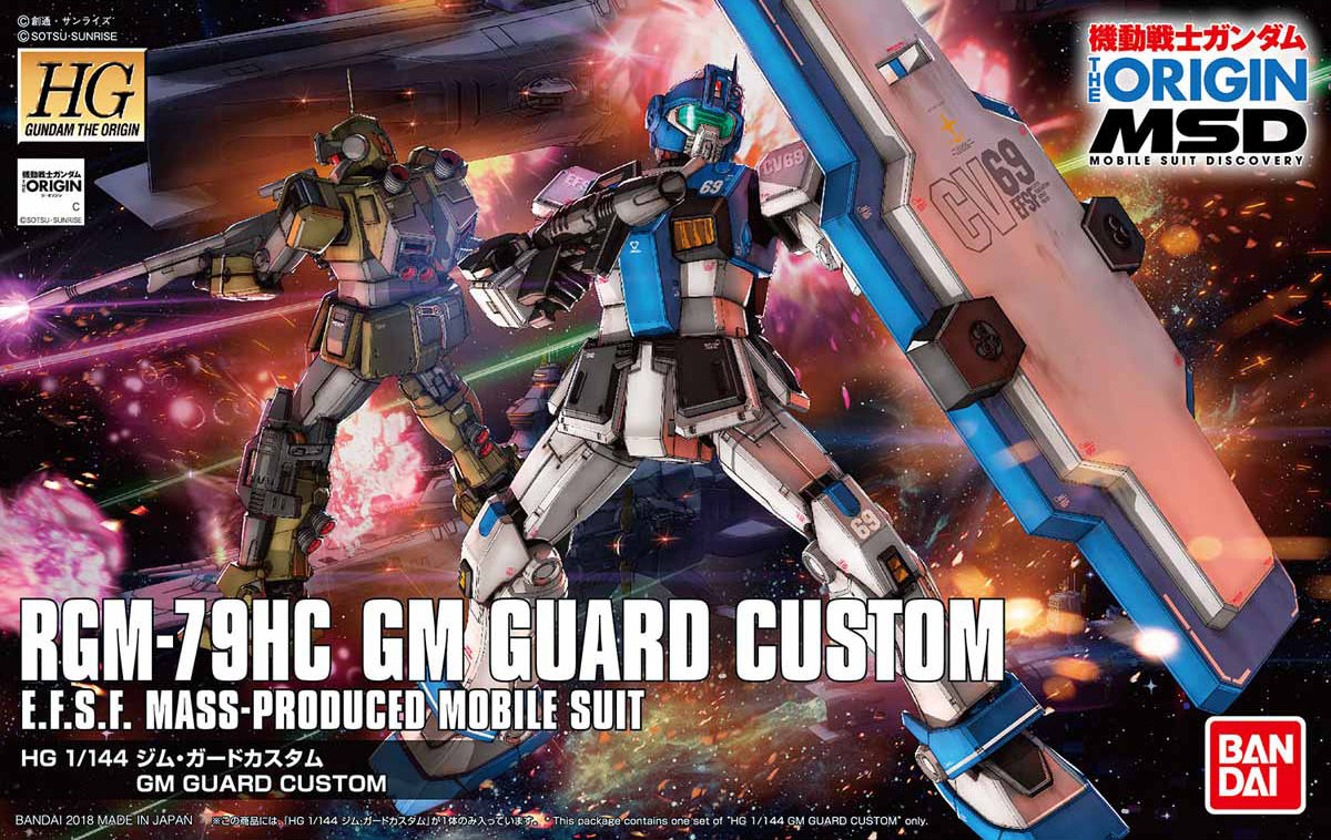 1/144 HGGTO 022 RGM-79HC GM Guard Custom