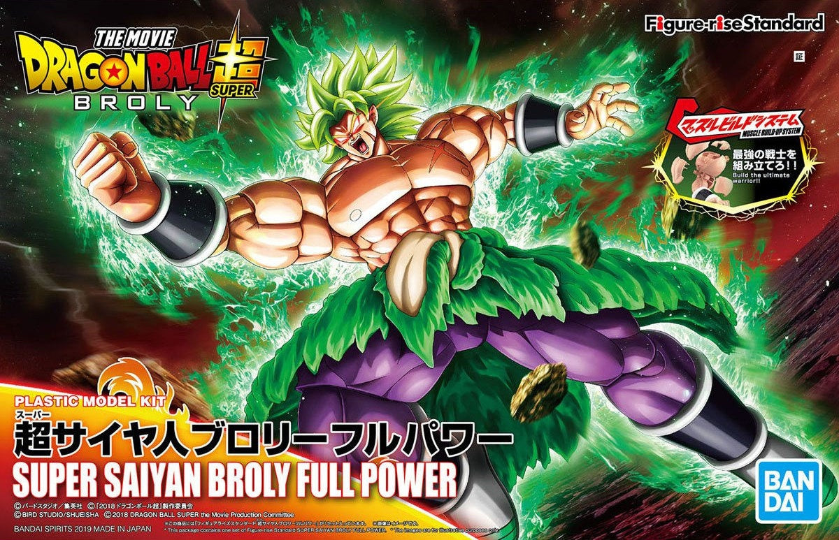 Bandai Figure Rise Standard Dragon Ball Super Super Sayian Broly Full Power