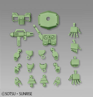 SD Gundam Cross Silhouette OP-08: Silhouette Booster (Green)