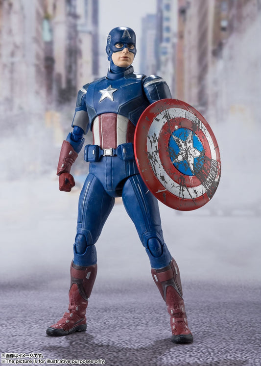 Bandai Tamashii SHF Captain America (Avengers Assemble Edition)