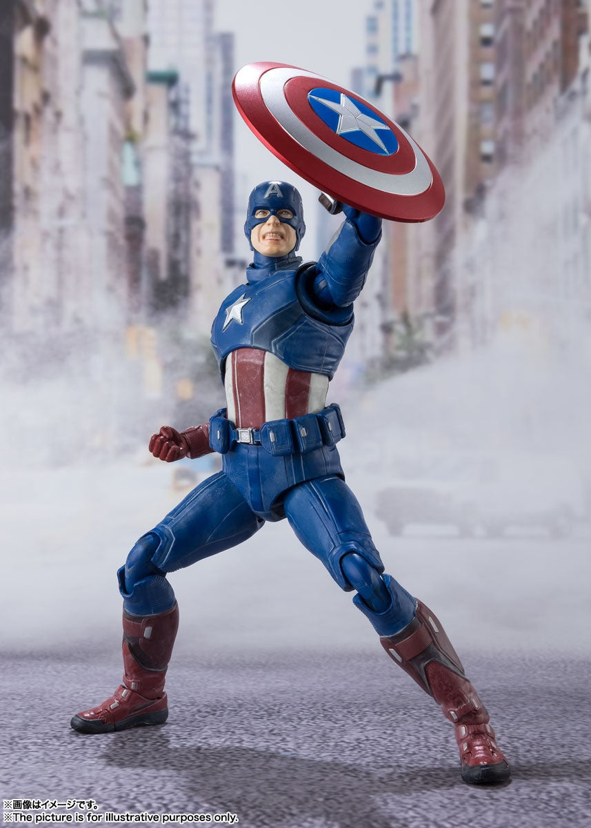 Bandai Tamashii SHF Captain America (Avengers Assemble Edition)