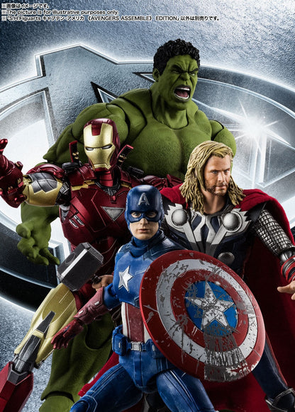 Bandai Tamashii SHF Captain America (Avengers Assemble Edition)