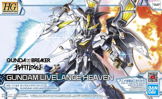 1/144 HGGBB 02 Gundam Livelance Heaven Gundam Breaker Battlogue