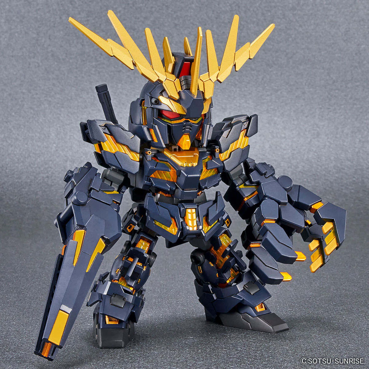 SD Gundam Cross Silhouette 19 Unicorn Gundam 2 Banshee (Destroy Mode) & Banshee Norn Parts Set