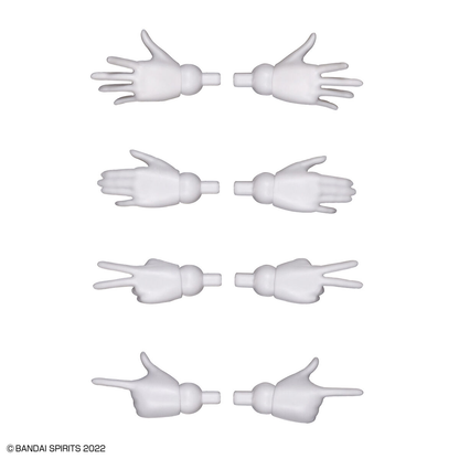 30MS Option Hand Parts (White/Black)