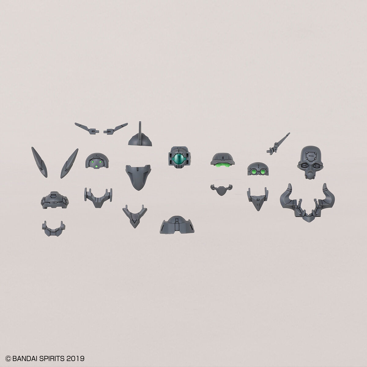 1/144 30MM w-16 Option Parts Set 7 (Customize Heads B)