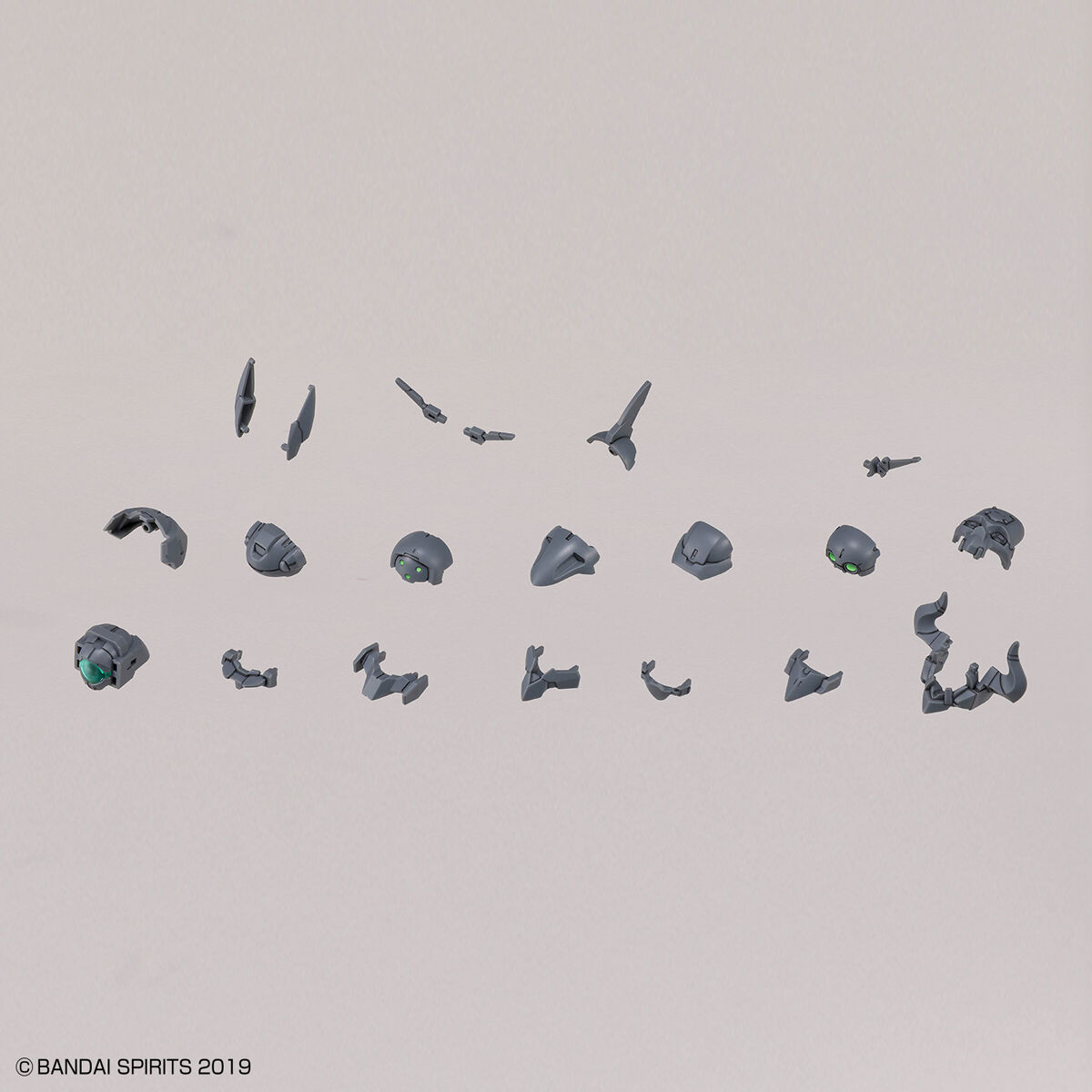 1/144 30MM w-16 Option Parts Set 7 (Customize Heads B)