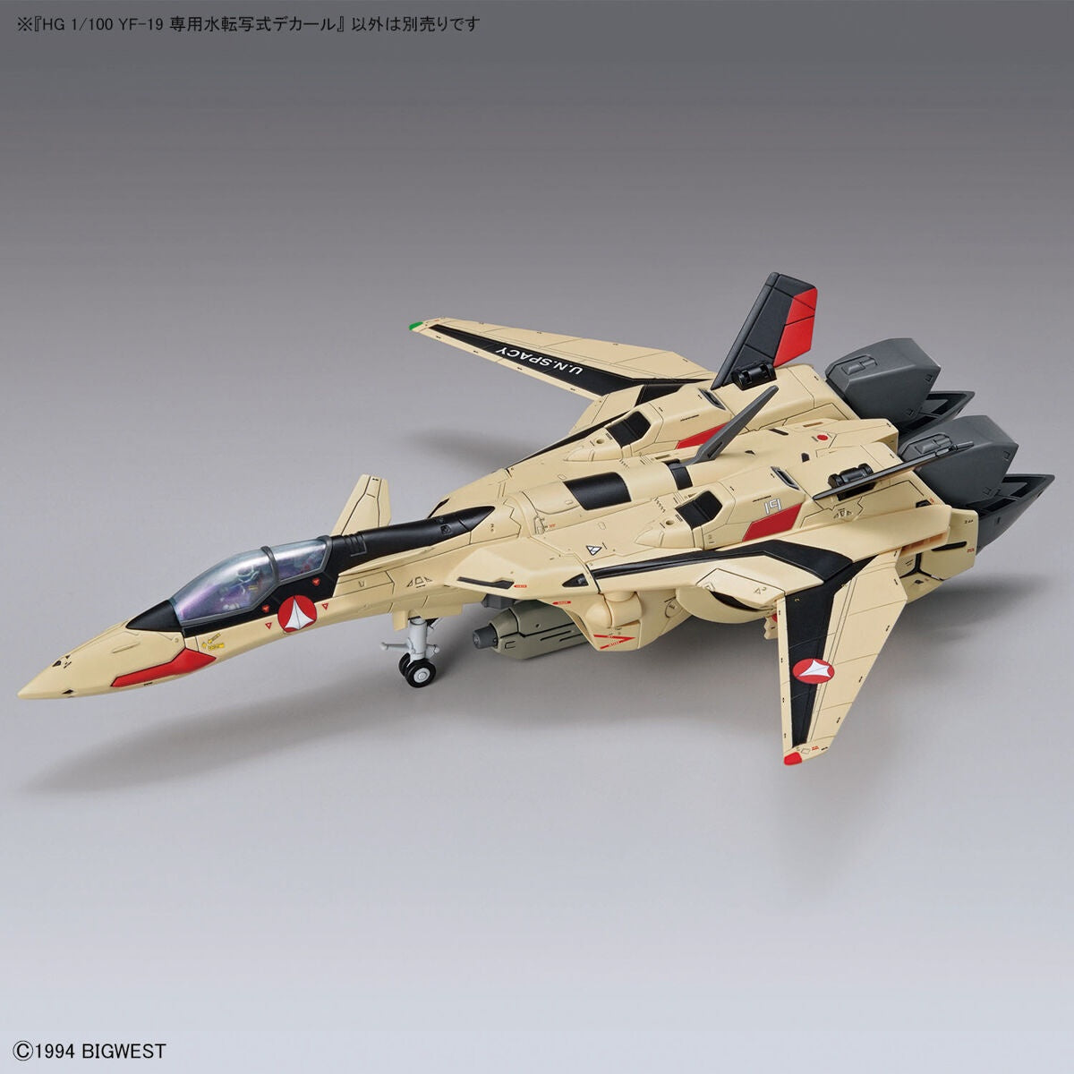 Bandai 1/100 HG YF-19 Water-Slide Decals (Macross)
