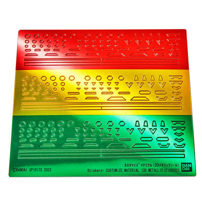 1/144 30MM Customize Material 02 (3D Metallic Stickers)