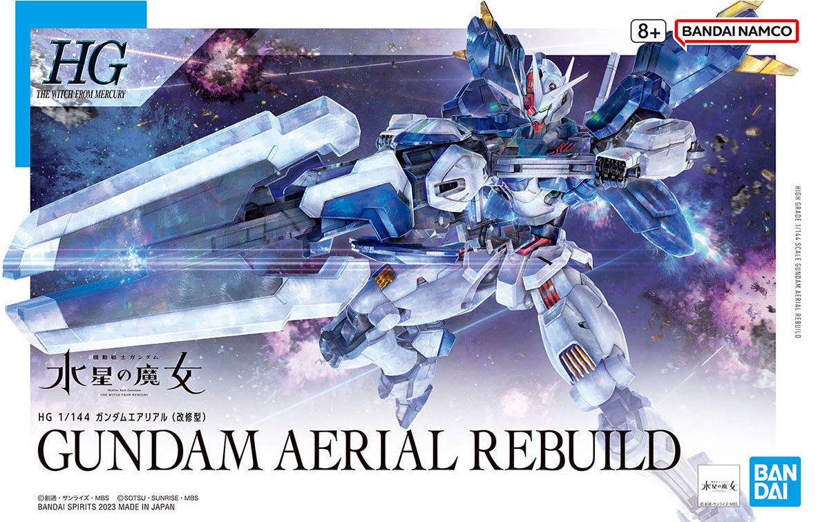 1/144 HGTWFM 19 Gundam Aerial Rebuild (The Witch from Mercury)