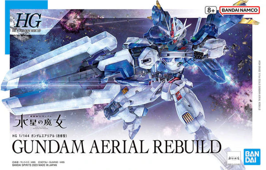 PART - 1/144 HGTWFM 19 Gundam Aerial Rebuild (The Witch from Mercury) - Runners & Stickers