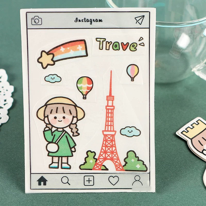 Infeel.Me A Beautiful Day Stickers (40 pieces)