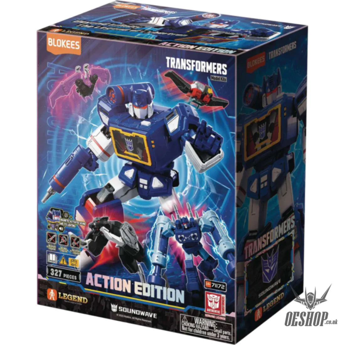 PART - Blokees Transformers Action Edition 03 G1 Sound Wave Action Figure Model Kit - Runner PARTS
