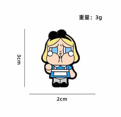 Pin Badge CZ3367 Cute Crying Character Animal Costume Enamel Pin Badge – Kawaii Collectible Brooch