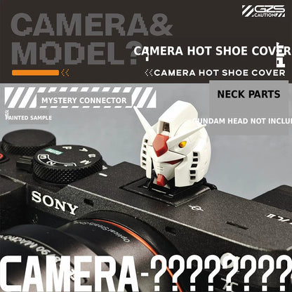 GZ Studio Modular Camera Hot Shoe Cover | Sci-Fi Tactical Style | Compatible with Sony, Nikon & Canon DSLR/Mirrorless Cameras