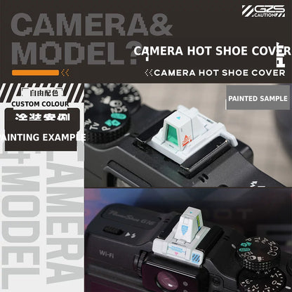 GZ Studio Modular Camera Hot Shoe Cover | Sci-Fi Tactical Style | Compatible with Sony, Nikon & Canon DSLR/Mirrorless Cameras