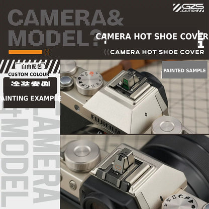 GZ Studio Modular Camera Hot Shoe Cover | Sci-Fi Tactical Style | Compatible with Sony, Nikon & Canon DSLR/Mirrorless Cameras