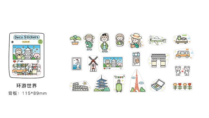 Infeel.Me A Beautiful Day Stickers (40 pieces)