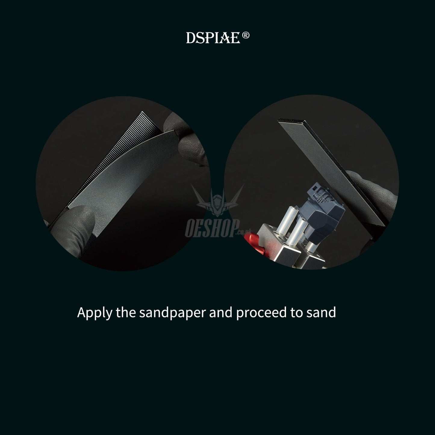 Dspiae As-25 Pro Aluminum Alloy Sanding Board