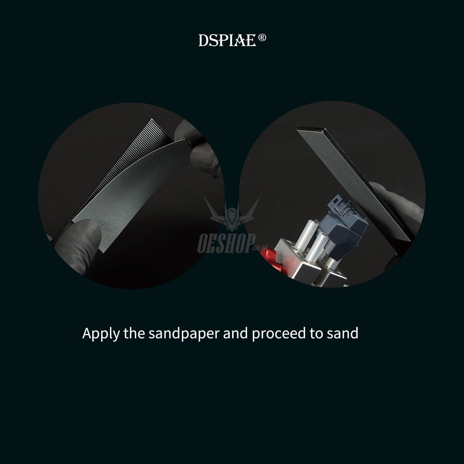 Dspiae As-25 Pro Aluminum Alloy Sanding Board