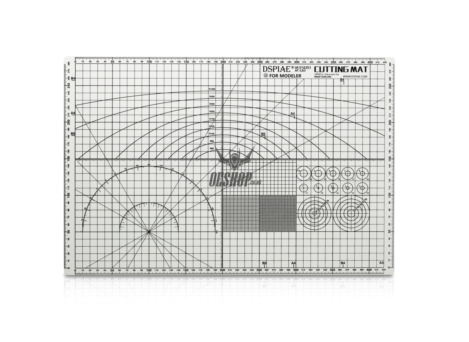 Dspiae At-Ca3 A3 Cutting Mat Masking